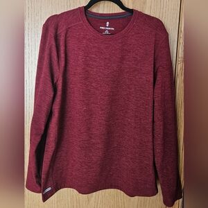 Free Country Maroon Long Sleeve Top (Red)
